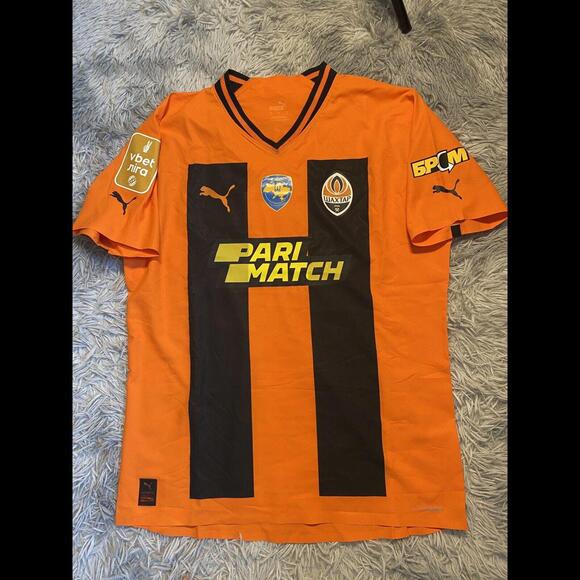 SHAKHTAR DONETSK 22/23 MATCH ISSUED WORN JERSEY MUDRYK #10 Ukrainian PL Chelsea - Picture 1 of 8